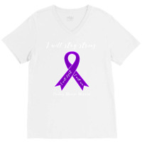 I Will Stay Strong Win Crohns Disease Warrior Design Trending V-neck Tee | Artistshot