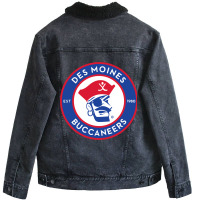 Des Moines Buccaneers Unisex Sherpa-lined Denim Jacket | Artistshot