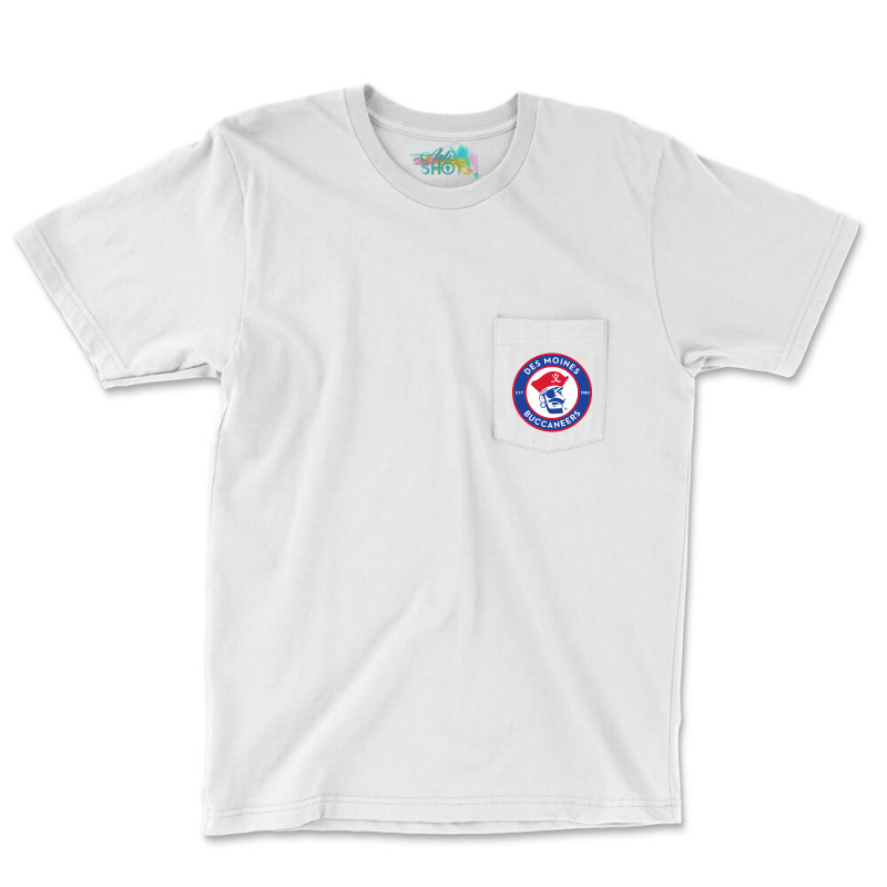 Des Moines Buccaneers Pocket T-Shirt by hilya | Artistshot