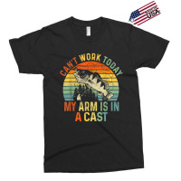 Can't Work Today My Arm Is In A Cast Funny Fishing Exclusive T-shirt | Artistshot