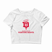 Dubuque Fighting Saints Crop Top | Artistshot