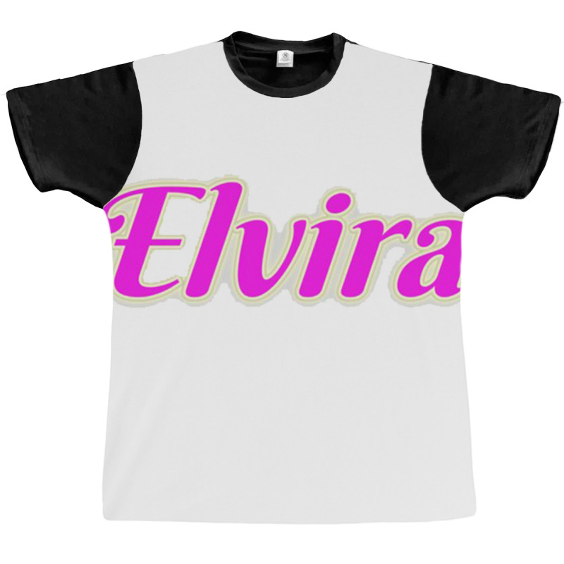 Elvira Purple Graphic T-shirt | Artistshot