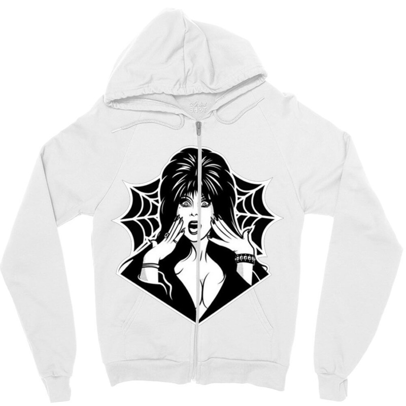 Elvira Shocker Zipper Hoodie | Artistshot