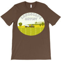 Landscape Tractor Landscape Artist Retro T-shirt | Artistshot