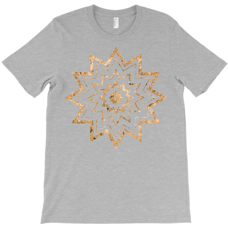 Gold Geometric Glyph Mandala Sigil Rune Sign Seal Stars T-shirt | Artistshot