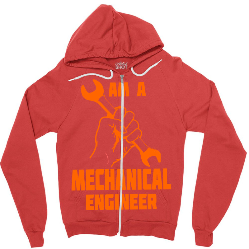 I Am A Mechanical Engineer Stars Zipper Hoodie | Artistshot