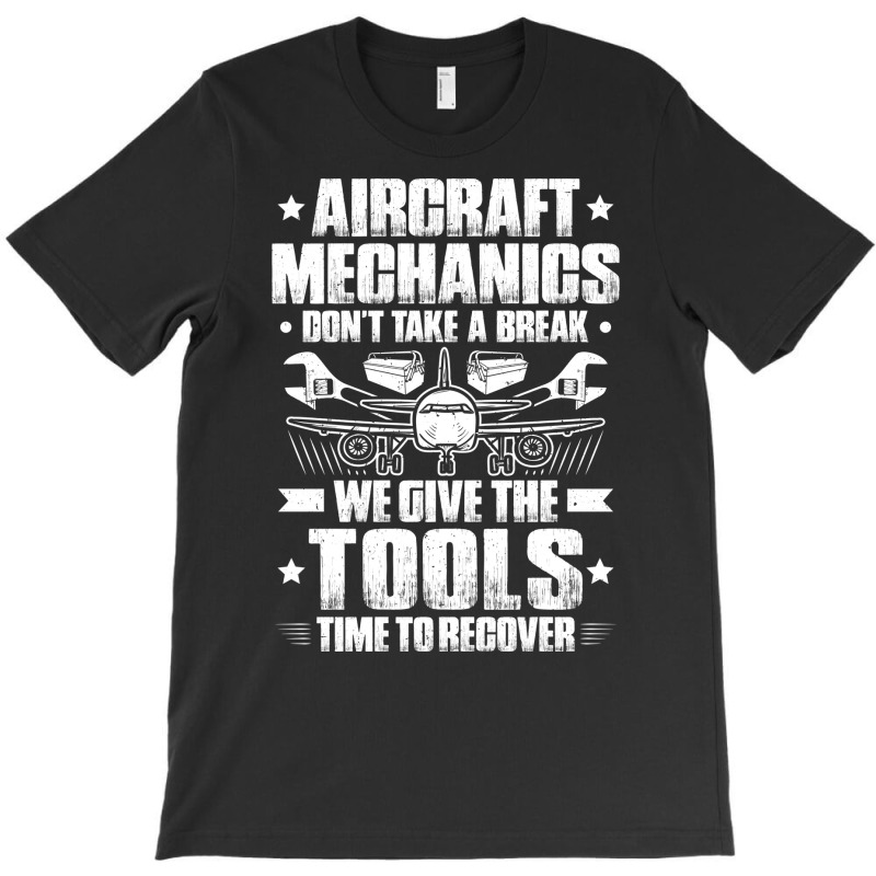 Aircraft Mechanic Aviation Maintenance Technician Vintage Stars T-shirt | Artistshot