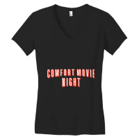 Comfort Movie Night   Feel Good Movie Fan   Favorite Family Movies   T Women's V-neck T-shirt | Artistshot