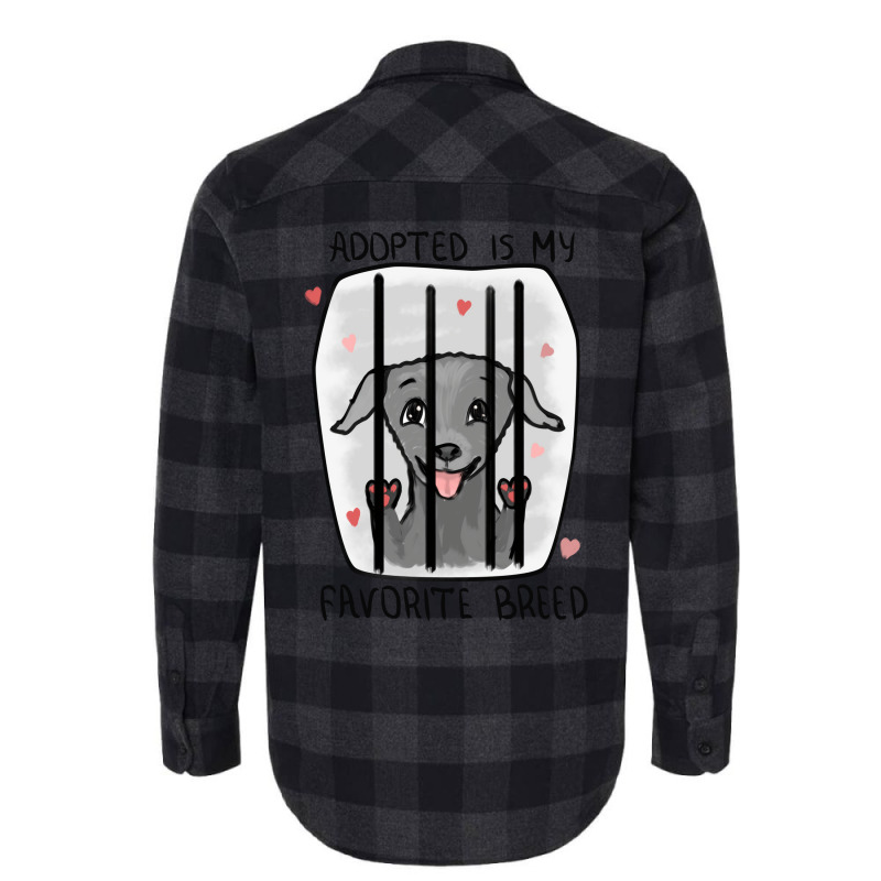 Adopted Is My Favorite Breed Retro Flannel Shirt by gugaisraero | Artistshot