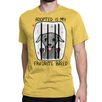 Adopted Is My Favorite Breed Retro Classic T-shirt | Artistshot