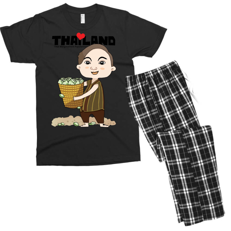 Thai Native Farmer Cute Men's T-shirt Pajama Set | Artistshot