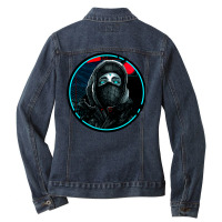 Modern Urban Vaporwave Streetwear Style Ladies Denim Jacket | Artistshot