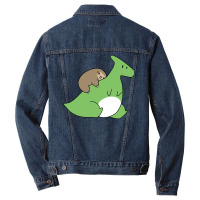 Sloth And Hadrosaurus Men Denim Jacket | Artistshot