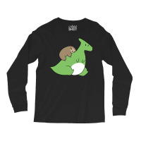 Sloth And Hadrosaurus Long Sleeve Shirts | Artistshot