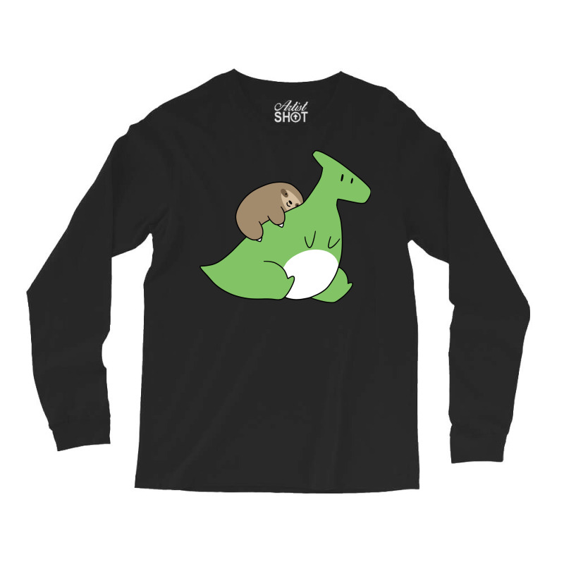 Sloth And Hadrosaurus Long Sleeve Shirts | Artistshot