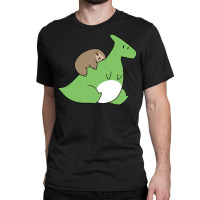 Sloth And Hadrosaurus Classic T-shirt | Artistshot