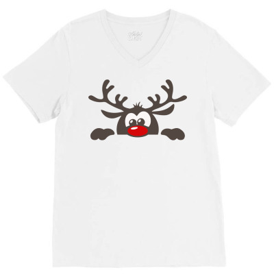 Baby Bumps First Christmas New Born V-neck Tee Designed By Youart