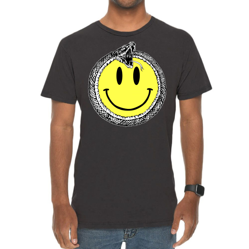 Smile Snake Summer Vintage T-shirt | Artistshot