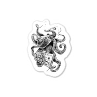 Kraken With Analog Synthesizer 1 Sticker | Artistshot