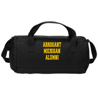 Arrogant Michigan Alumni Duffel Bag | Artistshot