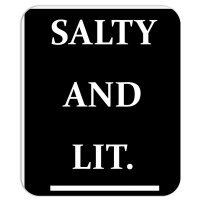 Salty And Lit Mousepad | Artistshot