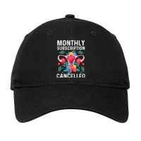 Womens Monthly Subscription Cancelled Hysterectomy Cervix Surgery T Sh Adjustable Cap | Artistshot