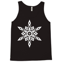 White Minimalist Geometric Glyph Mandala Sigil Rune Cute Yellow Tank Top | Artistshot