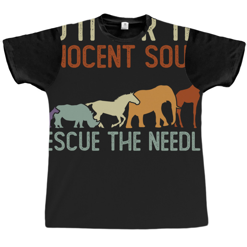 Do It For The Innocent Souls Rescue The Needly Animal Rights Graphic T-shirt | Artistshot