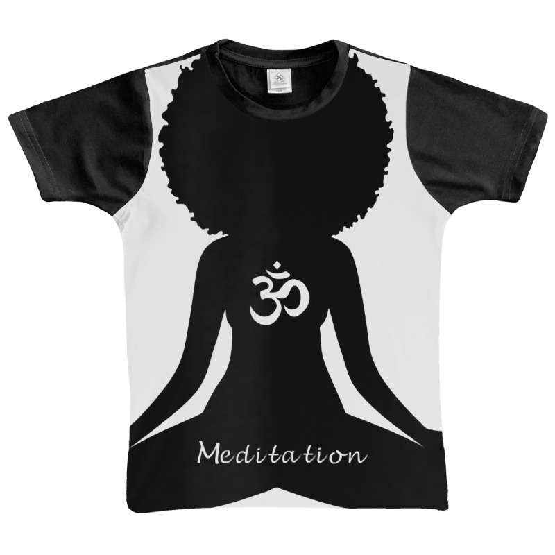 Womens Meditation Om Melanin Empowerment Yoga Meditation T Shirt Graphic Youth T-shirt by araceliphexy | Artistshot