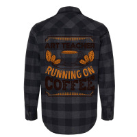 Trending Art Teacher Running On Coffee Caffeine Gift Flannel Shirt | Artistshot