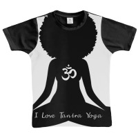 Womens I Love Tantra Yoga Curly Hair Self Care Self Care Om T Shirt Graphic Youth T-shirt | Artistshot