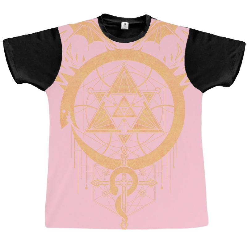 Gilded Snakes Of Alchemy Girl Graphic T-shirt by irildarnen | Artistshot