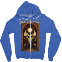 Occult Nouveau Ancestral Spirit Mirror Zipper Hoodie | Artistshot