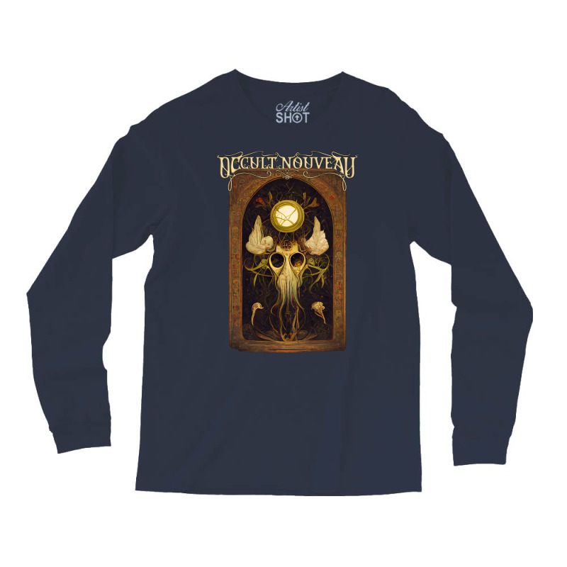 Occult Nouveau Ancestral Spirit Mirror Long Sleeve Shirts by meaneyantichy | Artistshot