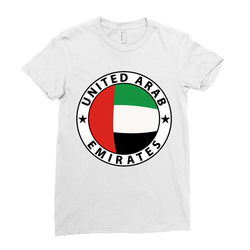 United Arab Ladies Fitted T-Shirt by syakirra | Artistshot