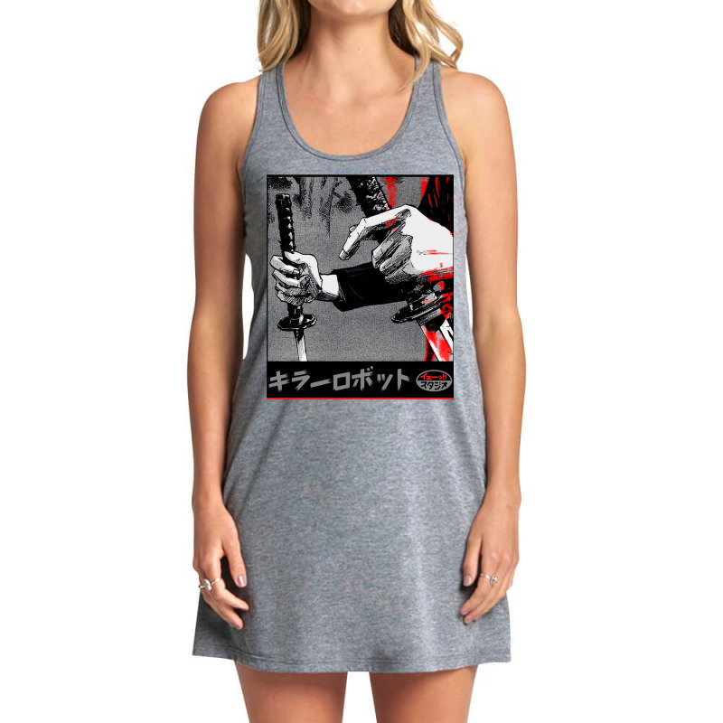 Samurai Japanese Warrior Urban Vaporwave Style Tank Dress by alitoeunjood | Artistshot