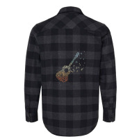 Guitar Gifts Men Music Notes Guitarist Musician Music Lover Flannel Shirt | Artistshot