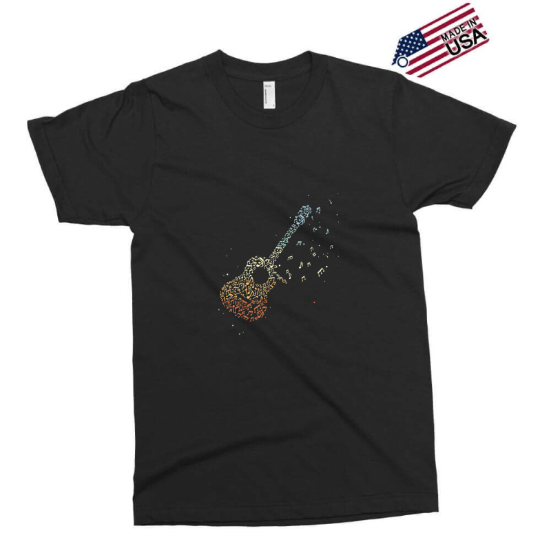 Guitar Gifts Men Music Notes Guitarist Musician Music Lover Exclusive T-shirt by JeanneMarieHass | Artistshot