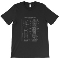 Space Launch System (sls) (white Stencil - No Background Vertical) 1 T-shirt | Artistshot