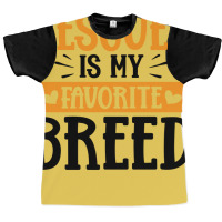 Rescued Is My Favorite Breed Yellow Graphic T-shirt | Artistshot