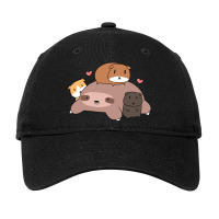 Sloth Loves Guinea Pigs Adjustable Cap | Artistshot