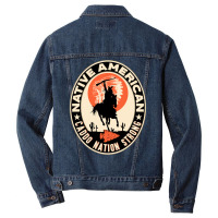 Caddo Tribe Native American Indian Proud Art Deco Vintage Trending Men Denim Jacket | Artistshot