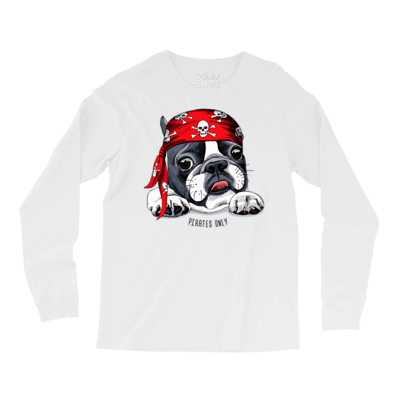 Terrier Pirates Only Stars Long Sleeve Shirts | Artistshot