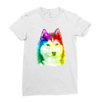 Siberian Husky Lgbt Ladies Fitted T-shirt | Artistshot