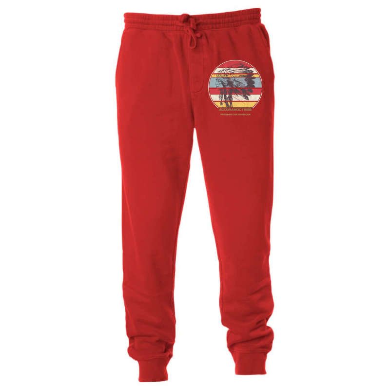 Accohanoc Tribe Native American Indian Proud Retro Sunset Travel Unisex Jogger | Artistshot