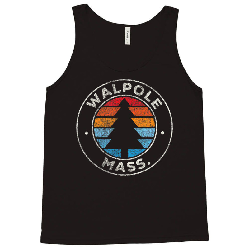 Hot Trend Walpole Massachusetts Ma Vintage Retro 70s Tank Top by haodinhvan1 | Artistshot