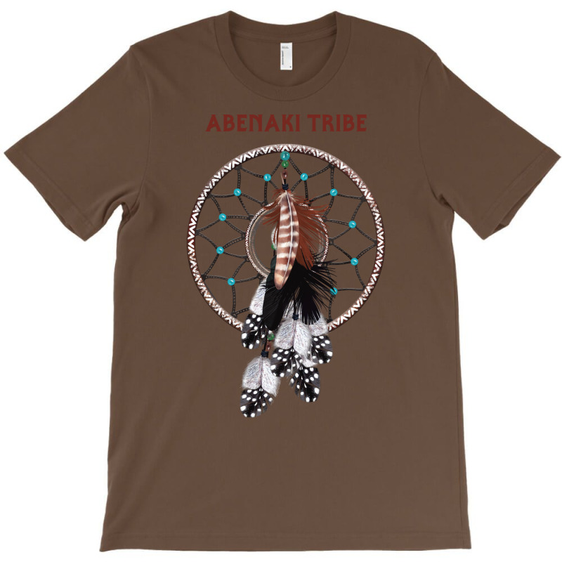 Abenaki Native American Indian Retro Dreamcatcher Feather Girl T-shirt | Artistshot