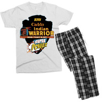 Caddo Native American Indian Born With Super Power Tumblr Men's T-shirt Pajama Set | Artistshot