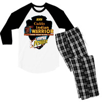 Caddo Native American Indian Born With Super Power Tumblr Men's 3/4 Sleeve Pajama Set | Artistshot