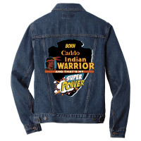 Caddo Native American Indian Born With Super Power Tumblr Men Denim Jacket | Artistshot